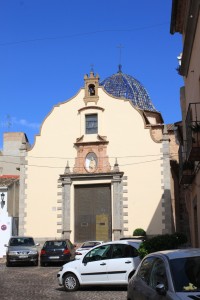 Kostel Ermita Sandre - průčelí.