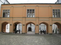 Hradec nad Moravicí - nádvoří Bílého zámku