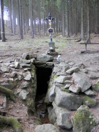 studánka Dobrá voda pod Štědrým