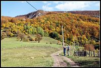 podzim na planině Jadovnik nad osadou Sopotnice