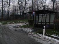 Horní Lištná: Autobusová zastávka Horní Lištná Valovka