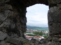 Pohled z Trenčianského hradu