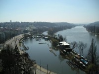 Pohled na Vltavu
