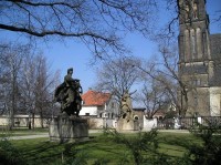 Park s Myslbekovými sochami