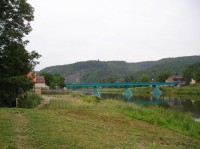 Most přes Berounku v Srbsku