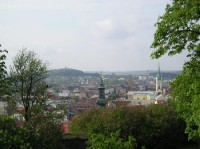 Pohled od hradu