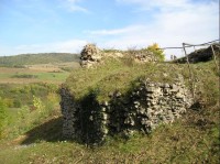 Tetín - zbytky hradu