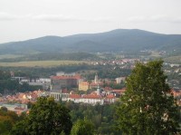 Český Krumlov - z Křížové  hory