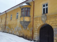 Ruda nad Moravou- zámek, arkýř  na severním průčelí