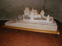 Model původního vzhledu hradu