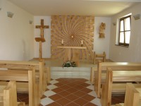 Interiér kaple v Pulčíně