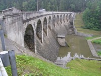 Sedlická přehrada v roce 2009