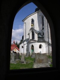 Zadní strana kostela