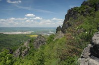 Výhled z jižní strany Bořně