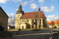 kostel od jihu: Libčeves