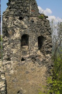Šumburk: severní část hradu
