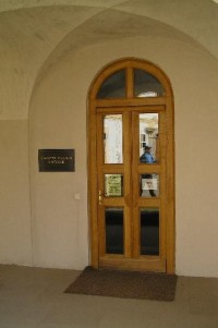 Děčín - zámek: vchod do Oblastního muzea