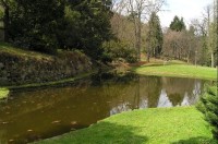 Velké Březno: rybníček v parku