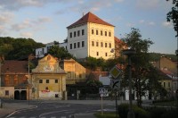Bílinský zámek: z Pivovarského náměstí