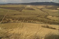 výhled z Číčova: výhled na Měrunice