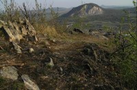 Kaňkov: skalnatá plošina na jihozápadě Kaňkova