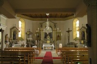 Kovářská: interiér kostela sv.Michaela