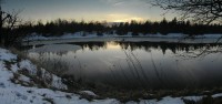 Černý rybník: pohled od silnice