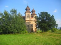 Šonov -barokní kostel od Dientzenhofera