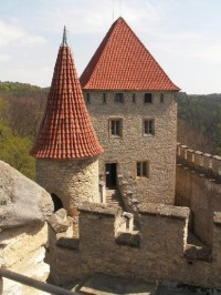 Kokořín - výhled z věže