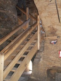 prohlídka hradu - schody