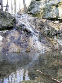 Bubovické vodopády: poslední kaskáda