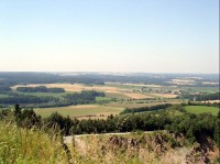 výhled ze Štikova: Železné hory 