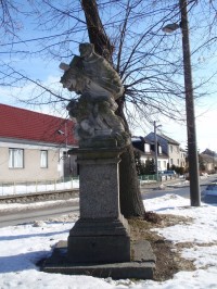 Střítež - socha sv. Jana Nepomuckého