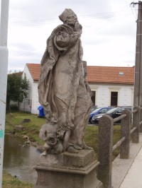 Stařeč - socha Jana Sarkandera