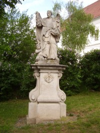 Socha sv. Vincence Ferrerského v Rosicích u Brna