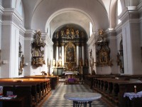 Kostel Nanebevzetí Panny Marie v Ústí nad Orlicí - interiér