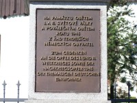 Památník u Obecního úřadu - detail