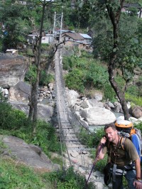Lanové mosty v Himalájích