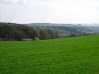 pohled na severní část Zlína