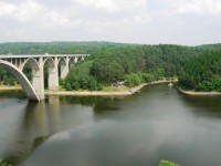 Podolský most a zátoka na Budovickém potoku