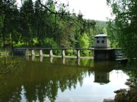 Malá přehrada  Na Želivce u obce Želiv