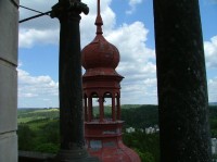 Zámek Náchod  pohled  z věže