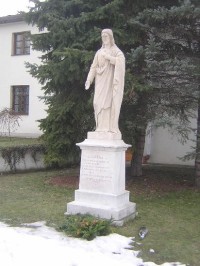 Ostrava-Pustkovec: kostel - socha