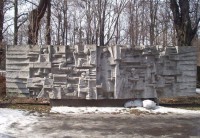 Ruský hřbitov - hlavní brána, pomník: Ruský hřbitov - hlavní brána, pomník