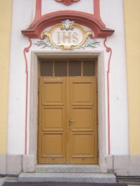 Šilheřovice - kostel (detail dveří)