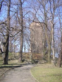 Cieszyn - park u Piastowské věže