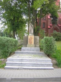 Stonava: Stonava - socha u kostela