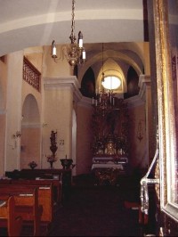 Kostel Sv. Josefa 3: Interiér kostela Sv. Josefa v Mirošově
