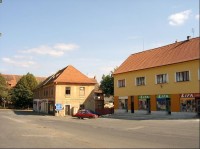 Mirošov - náves: Náves v Mirošově