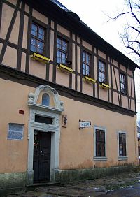 Horní Blatná – měšťanský dům z roku 1754 – dnes expozice karlovarského muzea o těžbě cínu